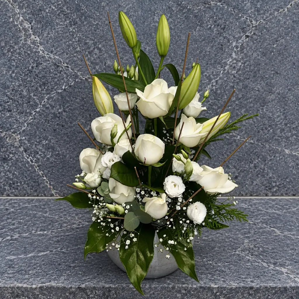 Bloemstuk voor Allerheiligen n°06