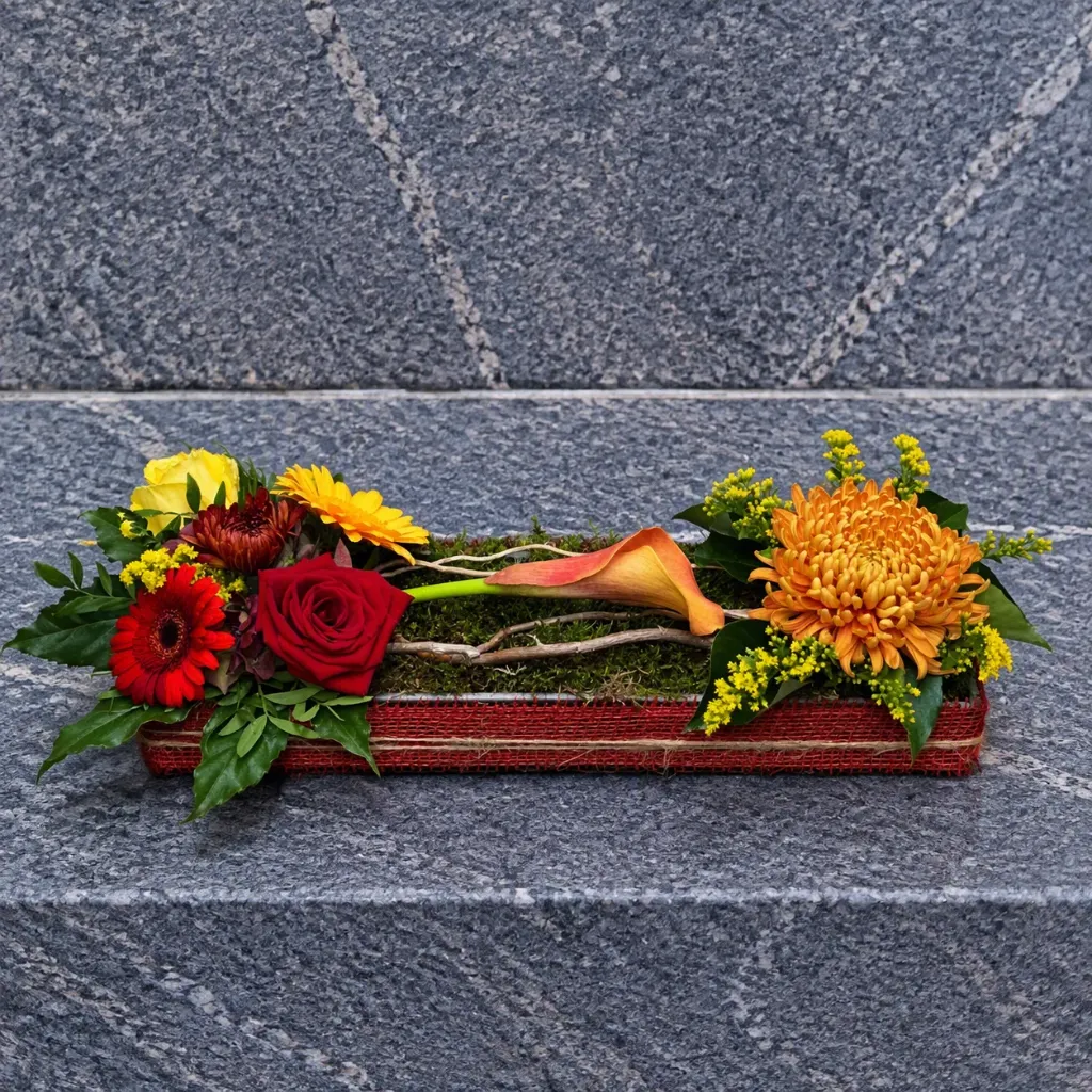 Bloemstuk voor Allerheiligen n°09